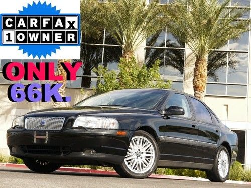 S80 t6 twin-turbo 1 owner 66k navigation heated 32 service records no reserve