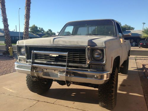 1973 chevrolet k10 pickup - numbers matching - all original - 5.7l 350ci