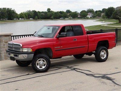 2002 dodge ram 2500 4x4 slt v8 quad cab 1-owner only 40k pw/pl auto clean rare!!