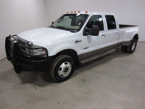 06 ford f-350 king ranch 4x4 crew cab long bed drw 6.0l turbo diesel 1 co owner