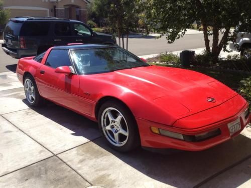 1986 chevy corvette turned into 1996 zr1 clone v8 red