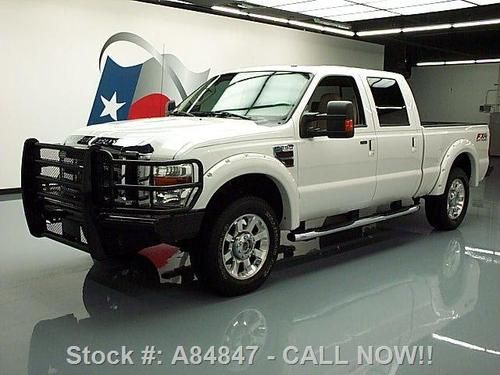 2010 ford f-250 lariat crew diesel fx4 4x4 sunroof nav texas direct auto