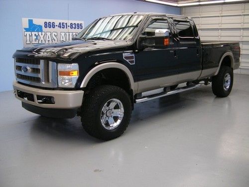 We finance!!!  2008 ford f-350 king ranch 4x4 diesel lift roof navtexas auto