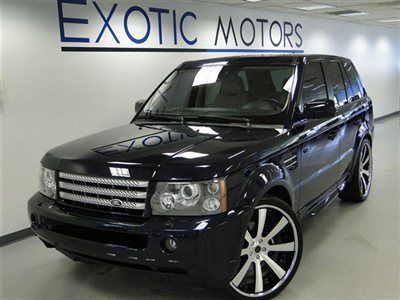 2006 rover sport supercharged awd!! nav heated-sts pdc xenons 6cd 24"savini-whls