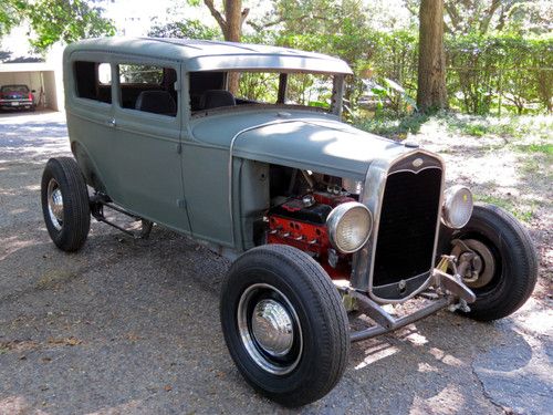 1930 ford model a chopped street rod hot rod not rat rod filled ribbed roof