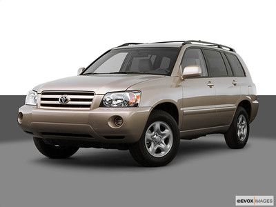 2007 toyota highlander base sport utility 4-door 3.3l