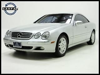 2000 mercedes-benz cl500 coupe snrf lthr navi pwr shade 6cd heated/cooled seats!