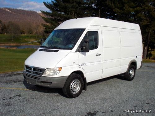 2006 dodge sprinter 2500 shc 140" wheelbase super high roof cargo van mb diesel