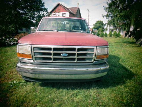 1992 ford f-150 custom standard cab pickup 2-door 4.9l