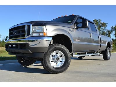 2004 ford f-350 crew cab xlt 4x4 diesel 6 speed