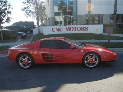 1988 ferrari testarossa tr / 36,000 miles / fresh engine out major service 2013