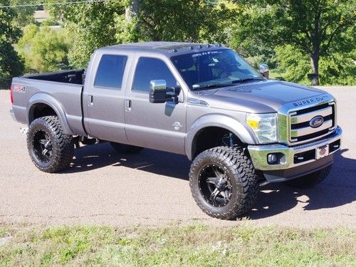 F250 lariat diesel loaded leather 40's fx4 superduty 6.7 powerstroke lifted 4x4