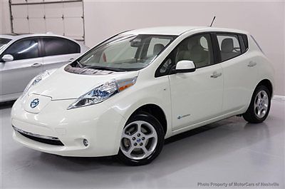7-days *no reserve* &#039;11 leaf sl-e nav xenon warranty 100% electric car best deal