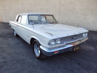 Ford galaxie 1963 coupe v8 auto built and sold new in los angeles ca black plate