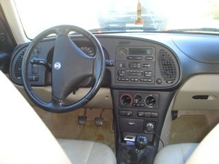 1997 SAAB 900S, dark blue 2 door hatch back, tan leather interior & moon roof, US $1,500.00, image 5