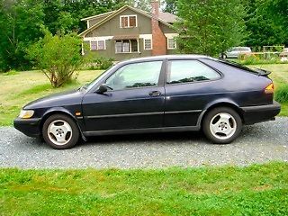 1997 SAAB 900S, dark blue 2 door hatch back, tan leather interior & moon roof, US $1,500.00, image 7