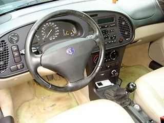 1997 SAAB 900S, dark blue 2 door hatch back, tan leather interior & moon roof, US $1,500.00, image 9