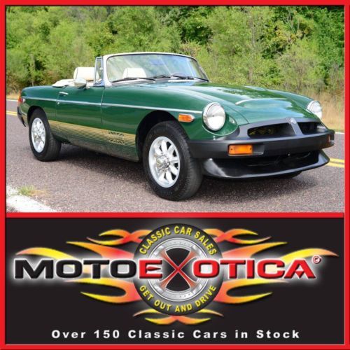 1978 mg mgb - british racing green! - beautiful ivory interior - amazing driver!