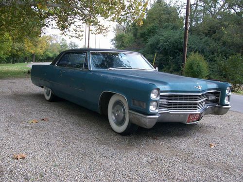 1966 coupe deville cadillac 2 door de ville! rare!