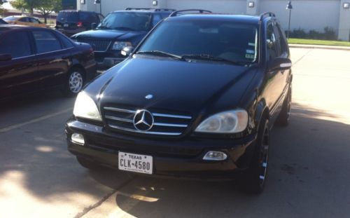 Beautiful 2003 ml 500 22&#039;s! great car --no reserve!