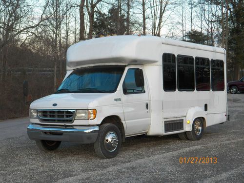 2001 ford e-350, church van, bus, 15 passenger, 7.3 diesel