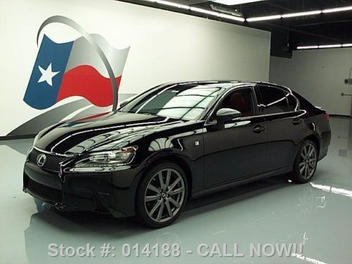 2013 lexus gs350 awd f-sport sunroof  nav 19&#034; wheels 6k texas direct auto