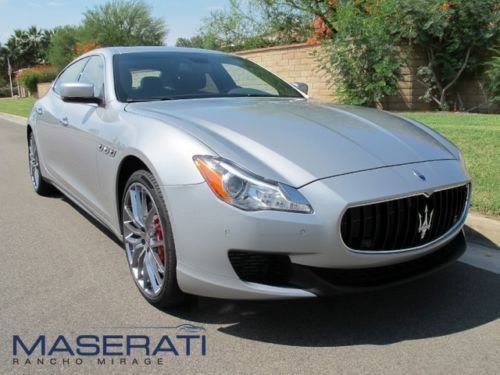 Used 2014 quattroporte sport gts silver sport 21 camera nav carbon fiber