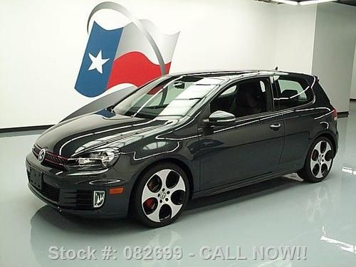 2012 volkswagen gti turbo 6-speed alloy wheels only 12k texas direct auto