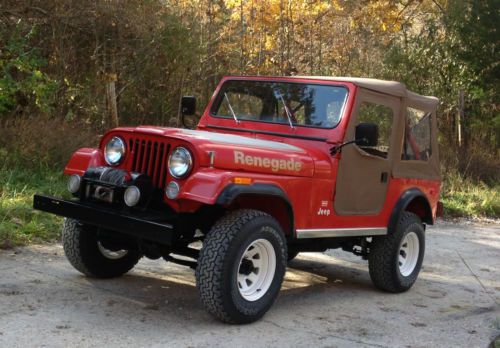 1978 jeep cj-7 renegade levi amc original 304  v8!!!