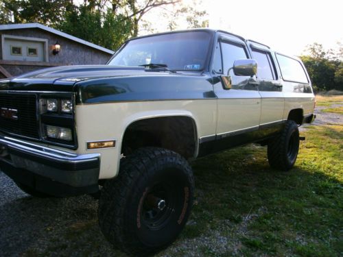 1990 gmc suburban v1500 lifted