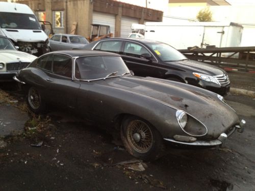 1968 jaguar xke coupe opalescent silver gray/ red