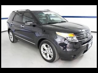 13 ford explorer limited, super clean 1 owner suv, comfortable leather seating!
