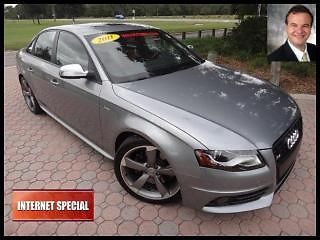 2011 audi s4 4dr sdn s tronic prestige, supercharged, backup, navigation