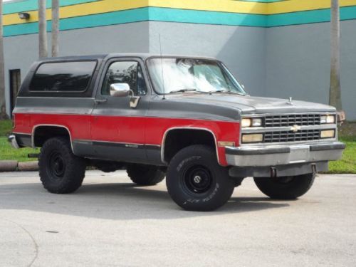 1989 chevrolet chevy blazer / jimmy k5 4x4 6.2l detroit diesel automatic