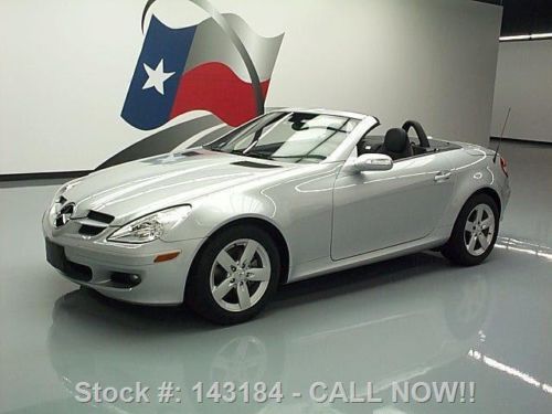 2007 mercedes-benz slk280 convertible leather only 9k!! texas direct auto