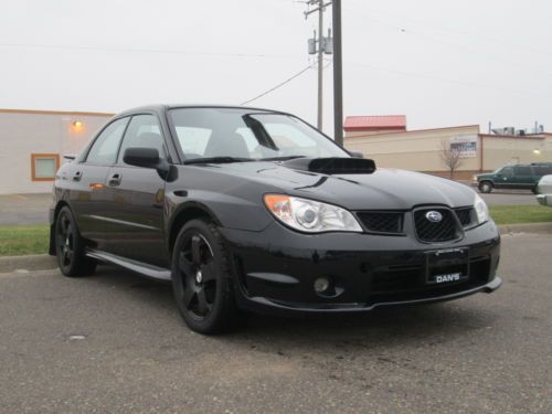 2007 subaru impreza wrx turbo all wheel drive low reserve clean car sharp black!