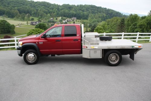 2008 dodge ram 4500 laramie crew cab cummins 6.7 diesel 4wd with aluminum bed