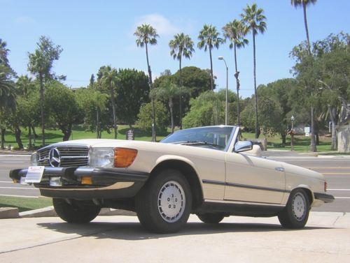 1982 mercedes-benz 380sl 300-series sl-class with 99,452 original miles