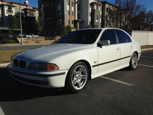 2000 bmw 540i sedan 4.4l m sport package automatic white/tan very clean 132k