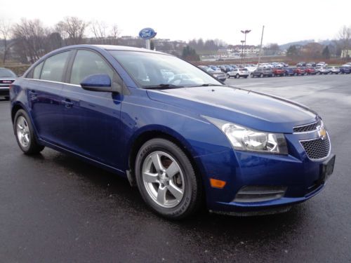 2012 cruze lt sedan 1.4l 4 cylinder bluetooth 1 owner carfax 48k miles video