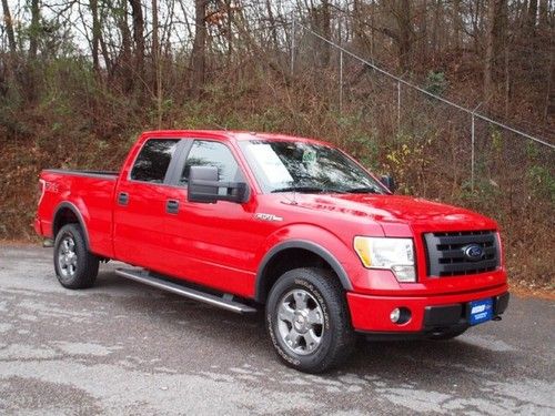 4x4 super crew max trailer tow bright red 4wd