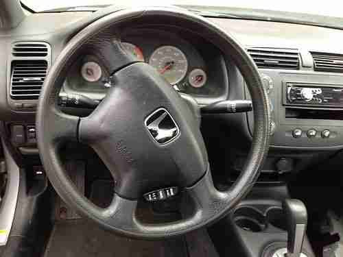 2001 Honda Civic EX Coupe 1.7L DAMAGE LOW MILES NEEDS BODY WORK NO RESERVE, image 19