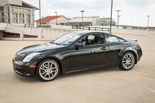 2007 infiniti g35 sport coupe 2-door 3.5l 6-speed w/navigation black package