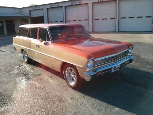 1966 chevrolet chevy ii nova wagon 4-door , a/c , automatic , p/s great driver
