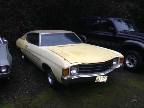 1972 chevrolet chevelle malibu hardtop 2-door 5.7l