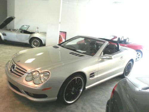 2005 mercedes-benz sl55 amg pano roof 2-door 5.5l