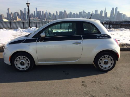 2012 fiat 500 pop bianca perla - excellent condition, low miles, one owner