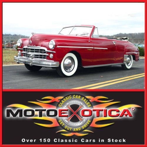 1949 dodge coronet convertible  engine-restored seats-top in excellent shape