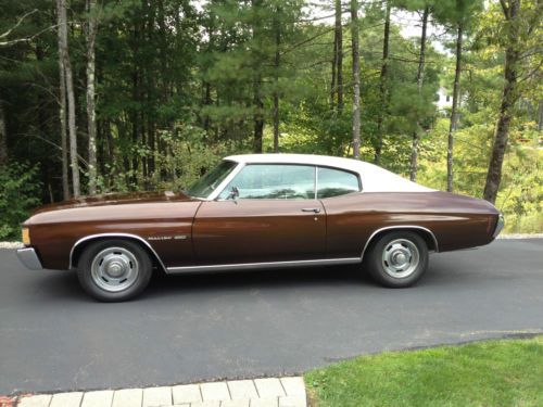 1972 chevrolet chevelle malibu sport coupe california car