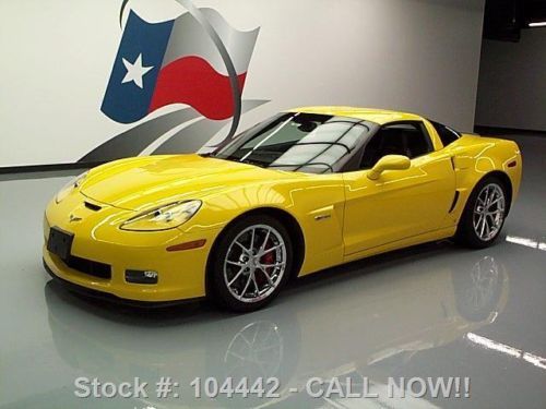 2009 chevy corvette z06 505 hp 2lz 6-spd nav hud 7k mi texas direct auto